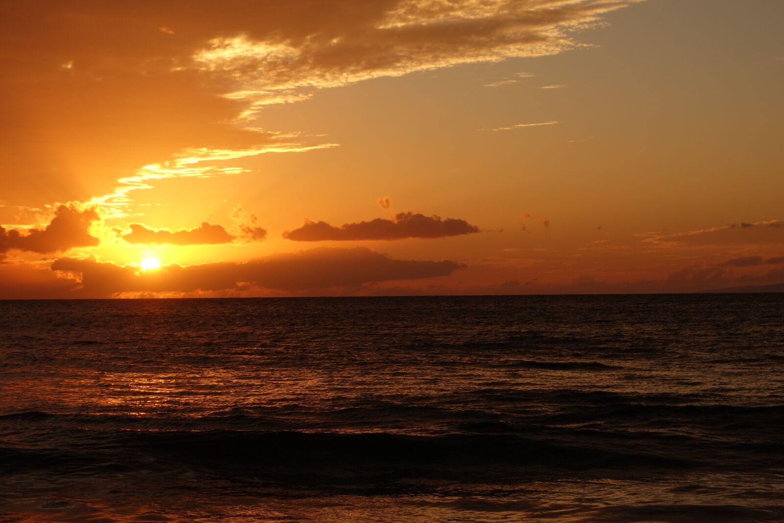 Sony Cyber-shot DSC-RX100 II sample photo. Sunset, orange, maui photography