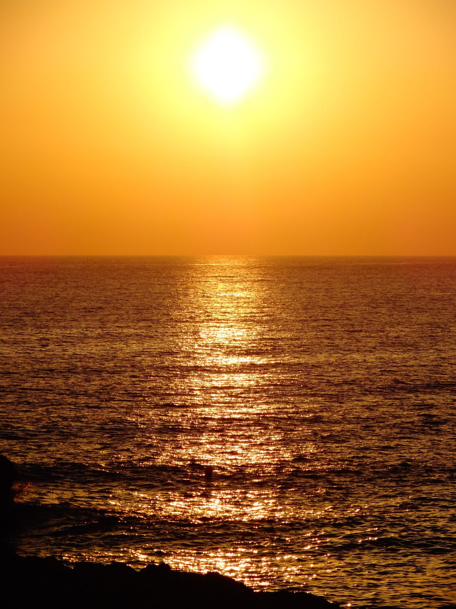 Sony Cyber-shot DSC-HX10V sample photo. Sun, sunset, sea photography