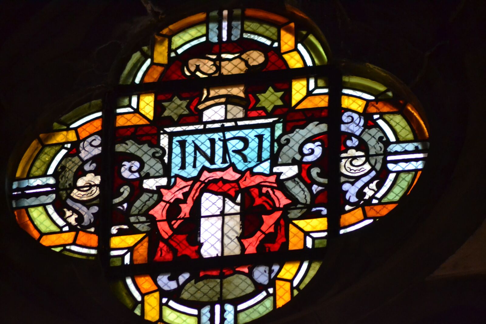 Nikon D3100 sample photo. Stained glass, window, church photography
