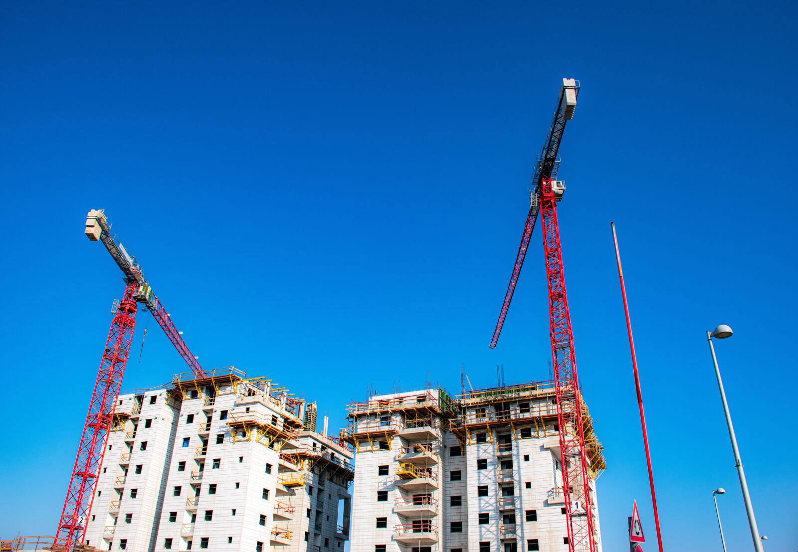 Nikon D5600 sample photo. Constriction site, site, crane photography