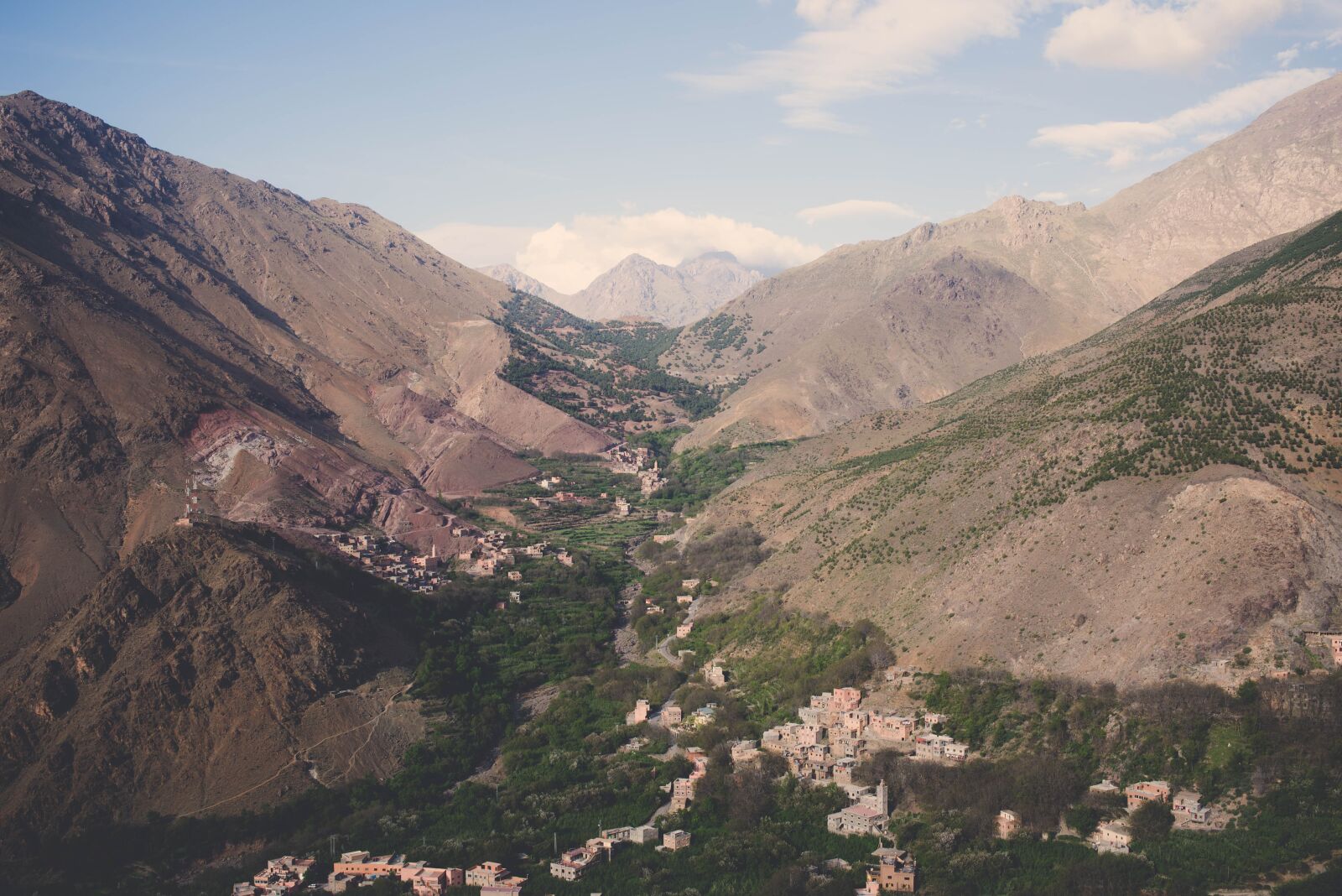 Nikon D610 sample photo. Mountain, highland, houses photography