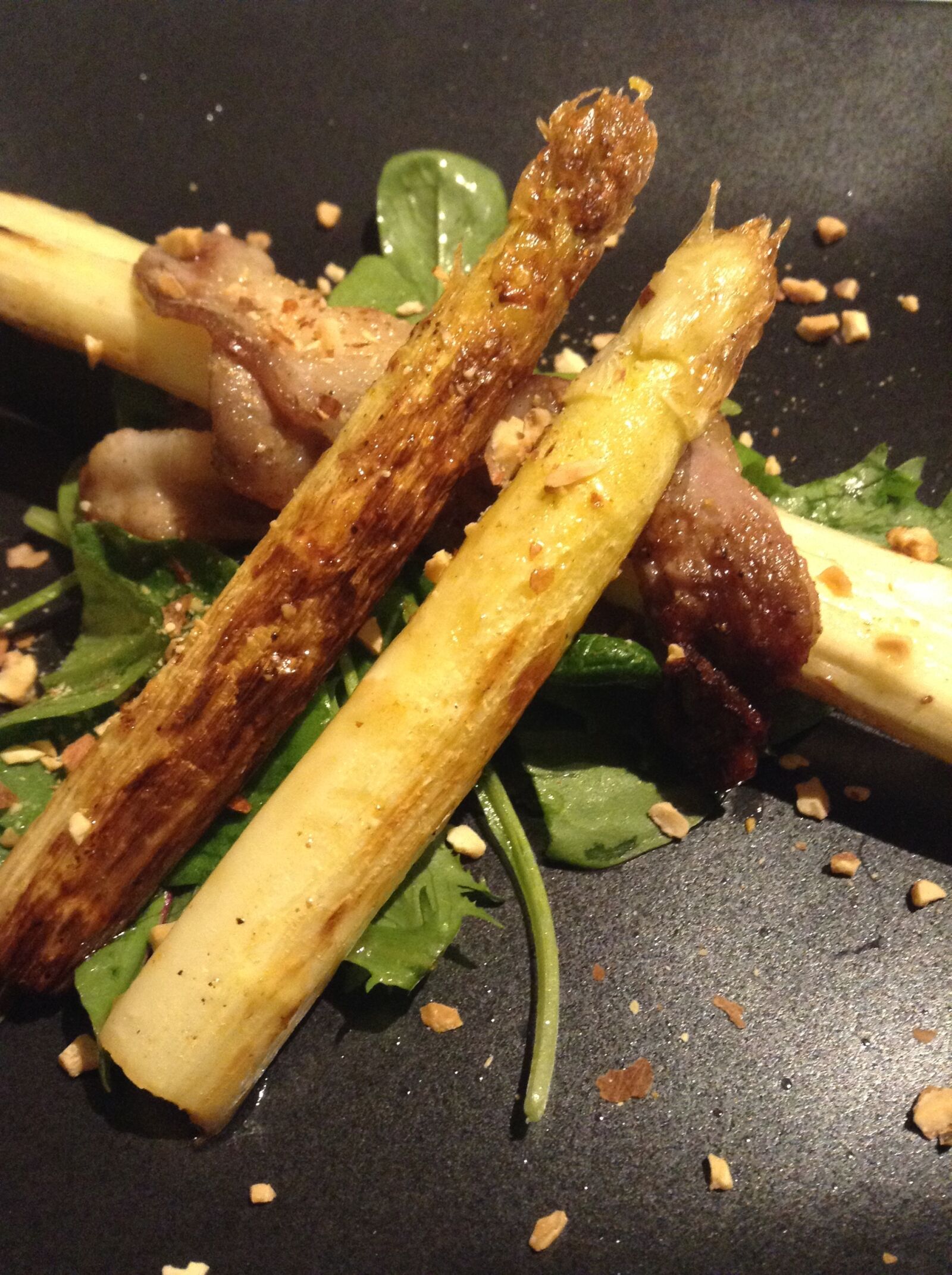 Apple iPod touch sample photo. White asparagus, grill, kyoto photography