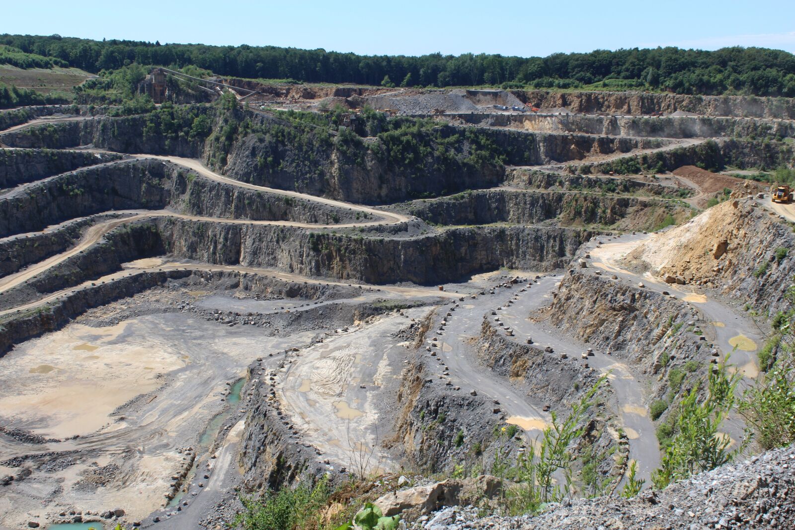Canon EF-S 18-55mm F3.5-5.6 III sample photo. Quarry, open pit mining photography