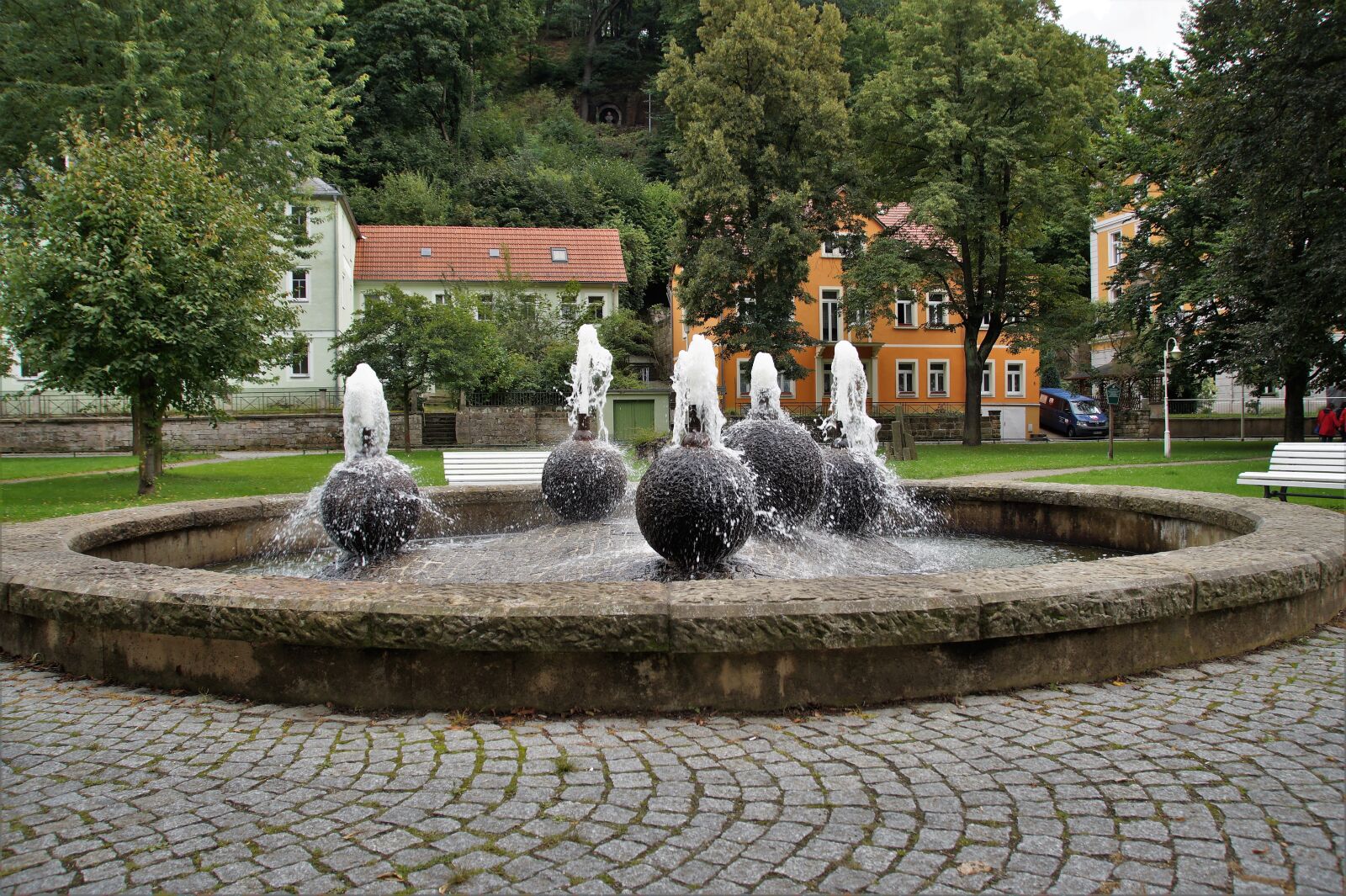 Sony SLT-A58 sample photo. Bad schandau, city park photography