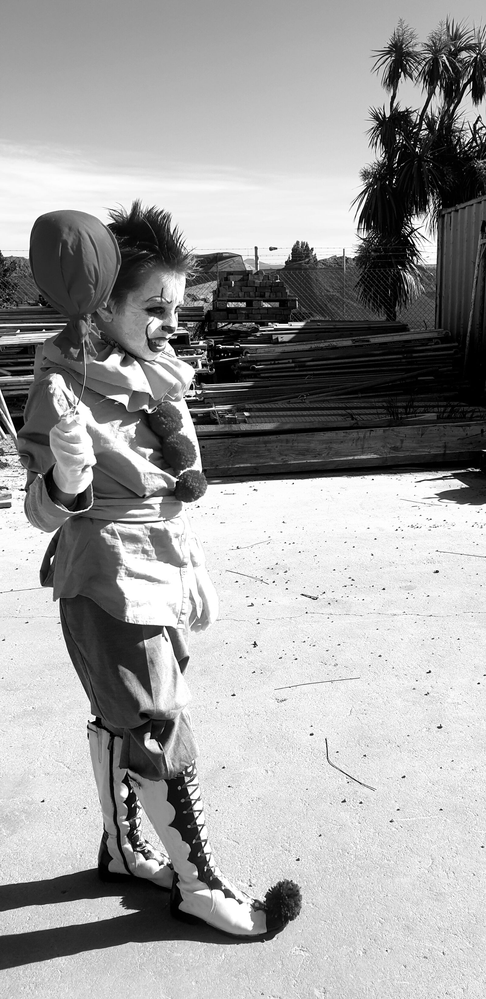 Samsung Galaxy S9 sample photo. Creepy, clown, pennywise photography