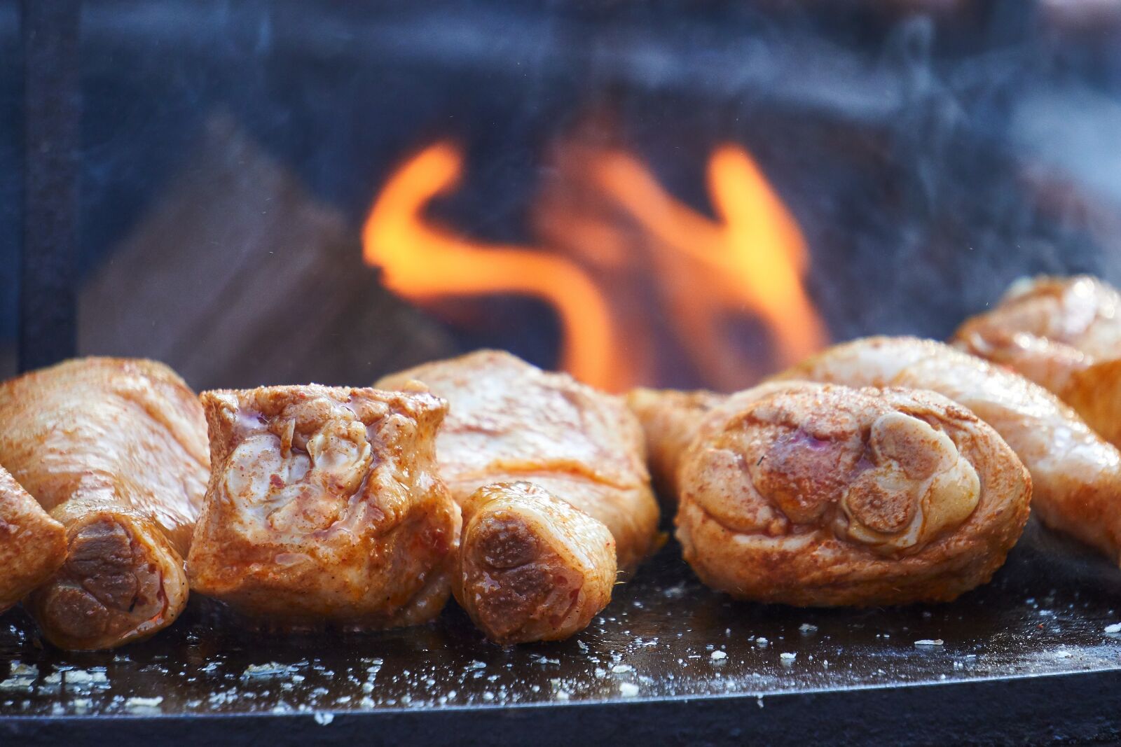 Sony E 55-210mm F4.5-6.3 OSS sample photo. Chicken, poultry, thigh photography