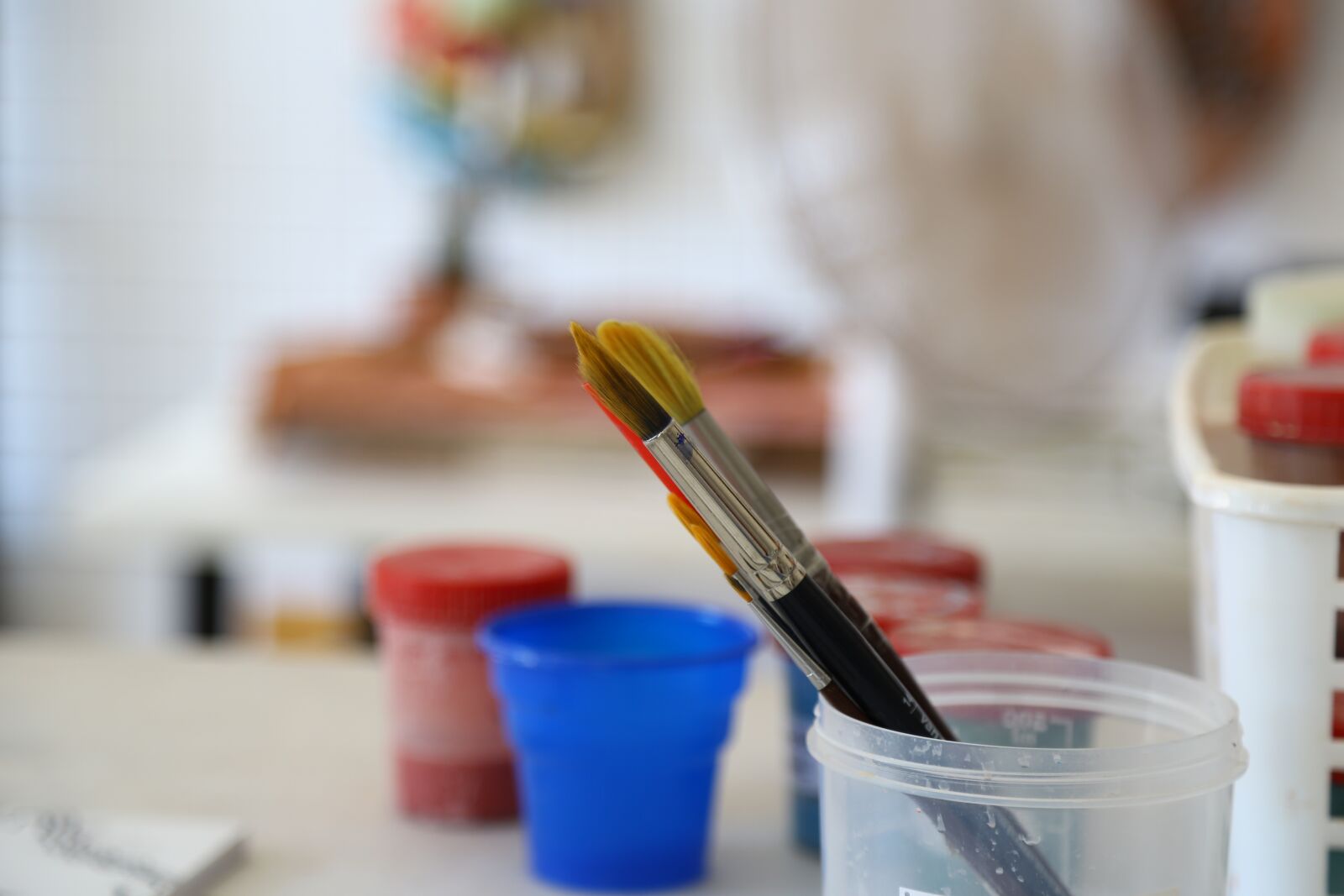 Canon EOS 5D Mark III sample photo. Workshop, atelier, brush photography