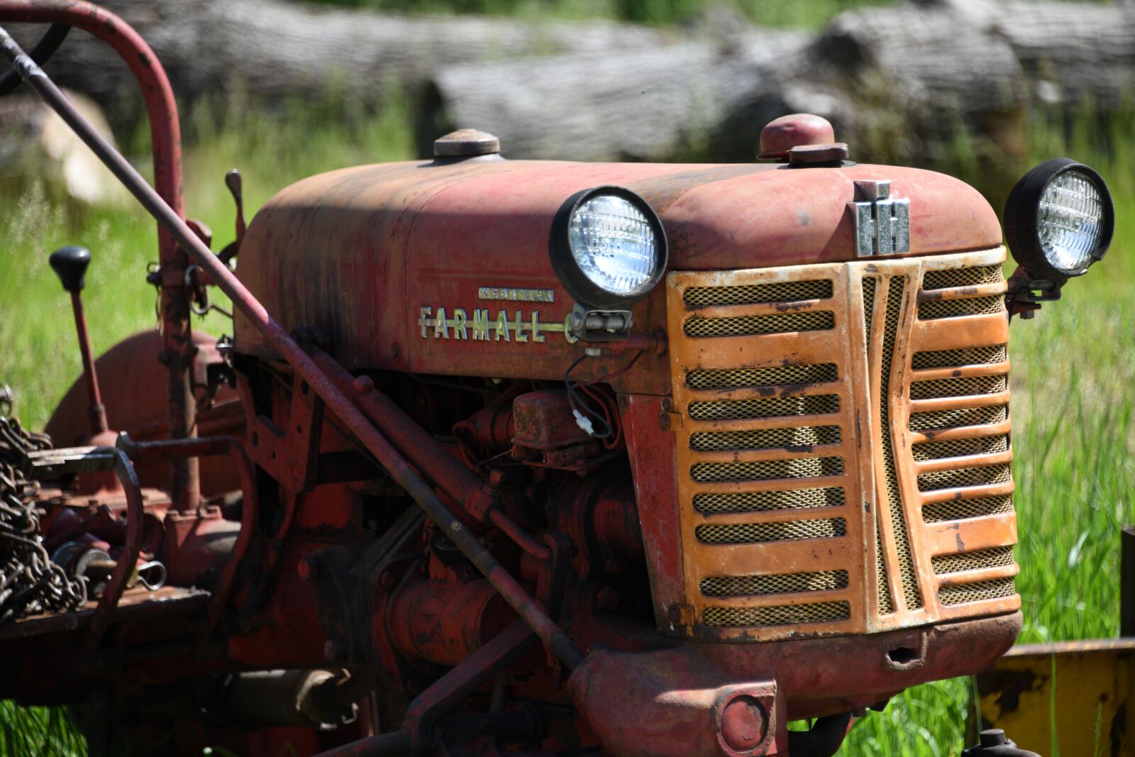 Nikon D850 sample photo. Tractor, farmall, red photography