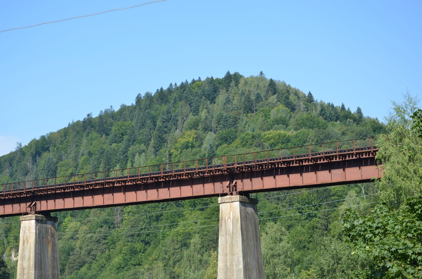 Nikon D7000 sample photo. Bridge, the carpathians, mountains photography
