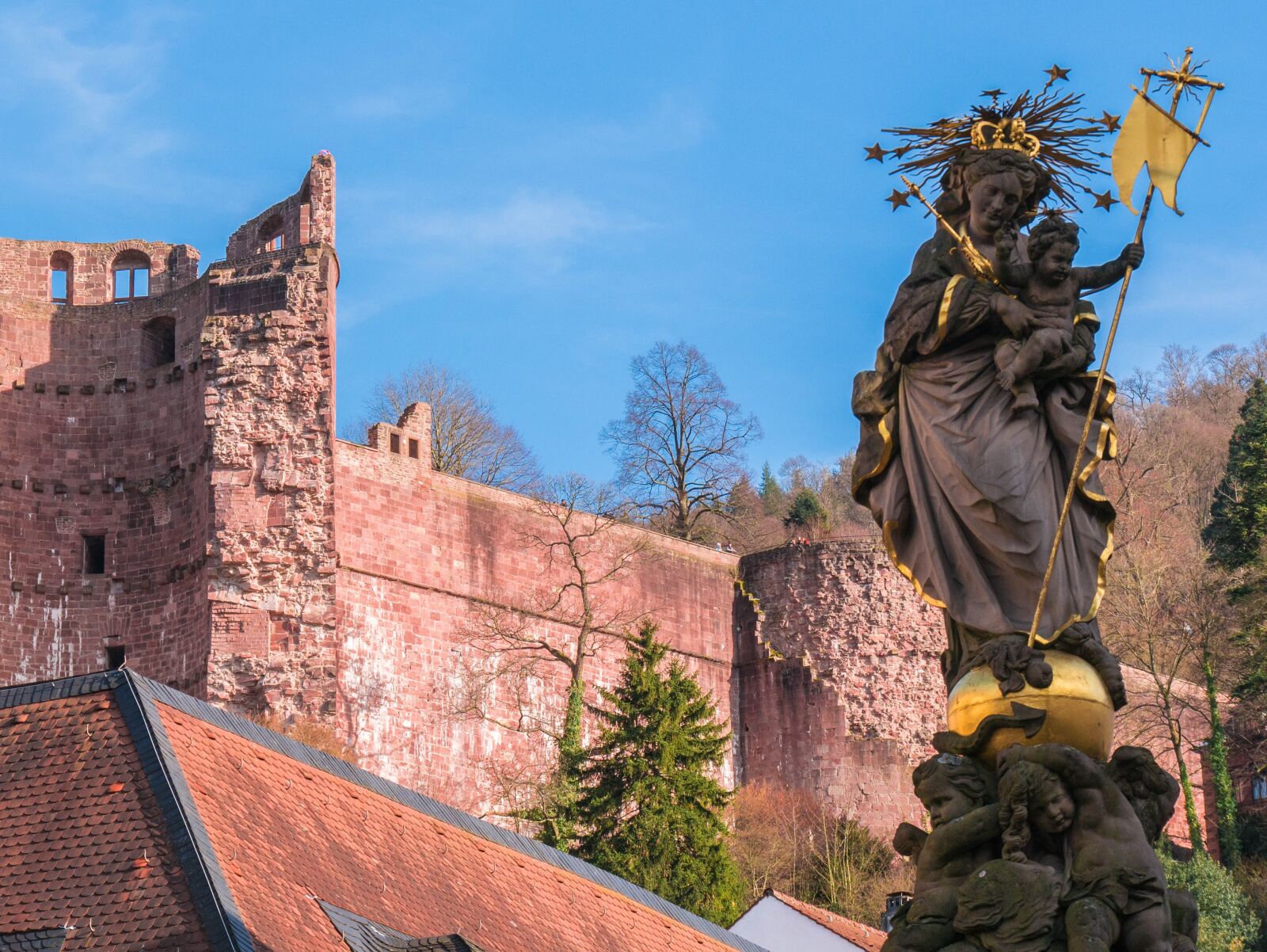 Panasonic DMC-G81 sample photo. Heidelberg, heidelberger schloss, facade photography