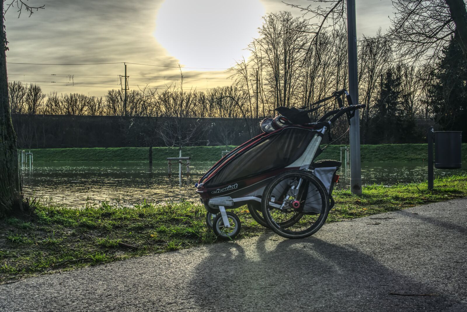 Sony a6000 + Sony E 35mm F1.8 OSS sample photo. Jogging, run, buggy photography