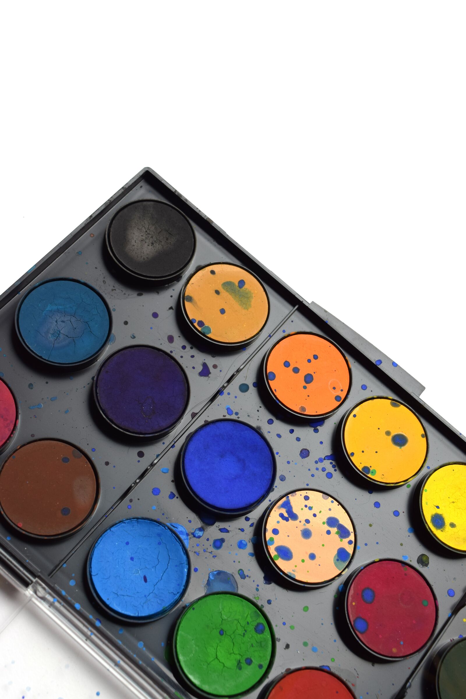 Nikon D3300 sample photo. School supplies, paint, watercolor photography