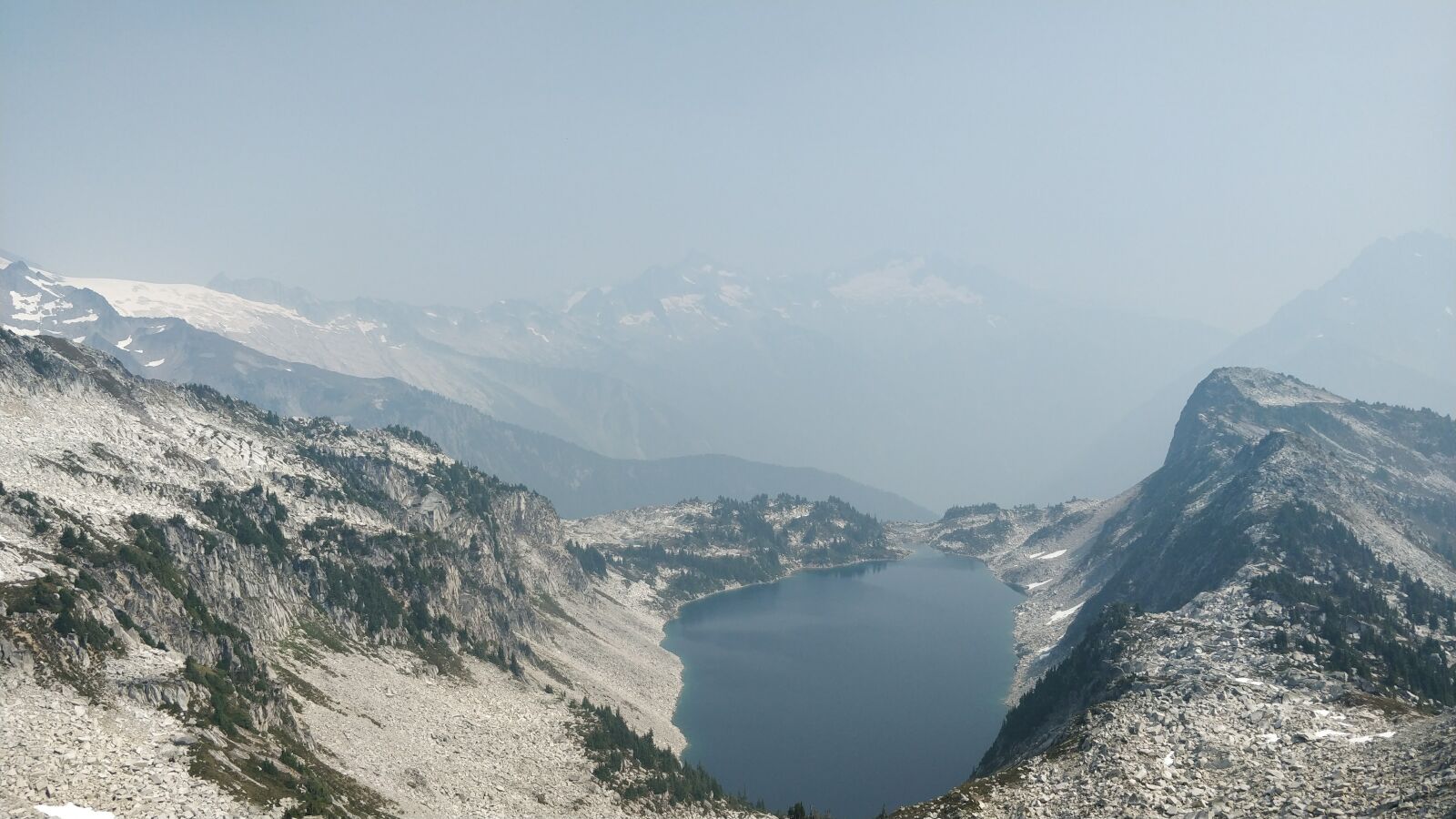 OnePlus 5 sample photo. Foggy, hidden, lake, misty photography