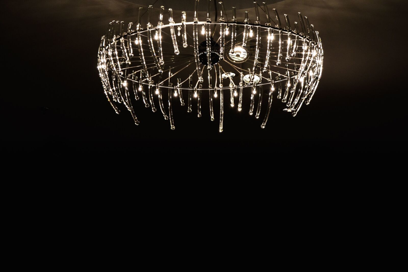 Nikon D5100 sample photo. Chandelier, glass, light bulb photography