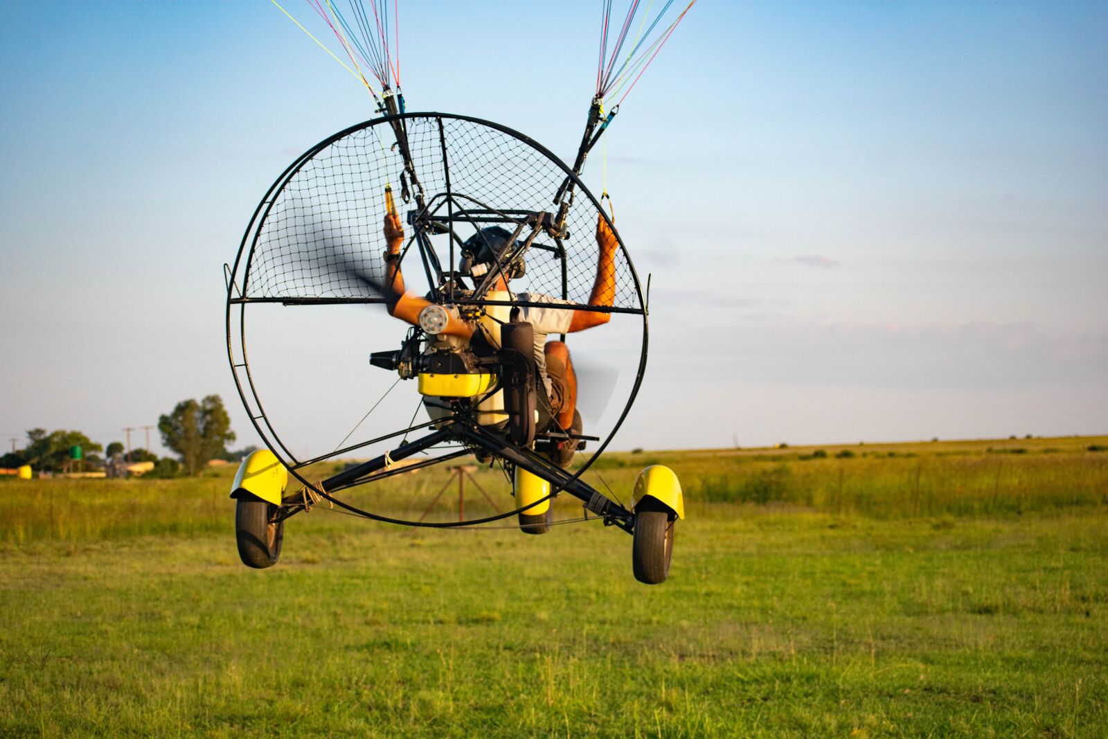 Nikon D3400 sample photo. Paramotor, flight, paragliding photography