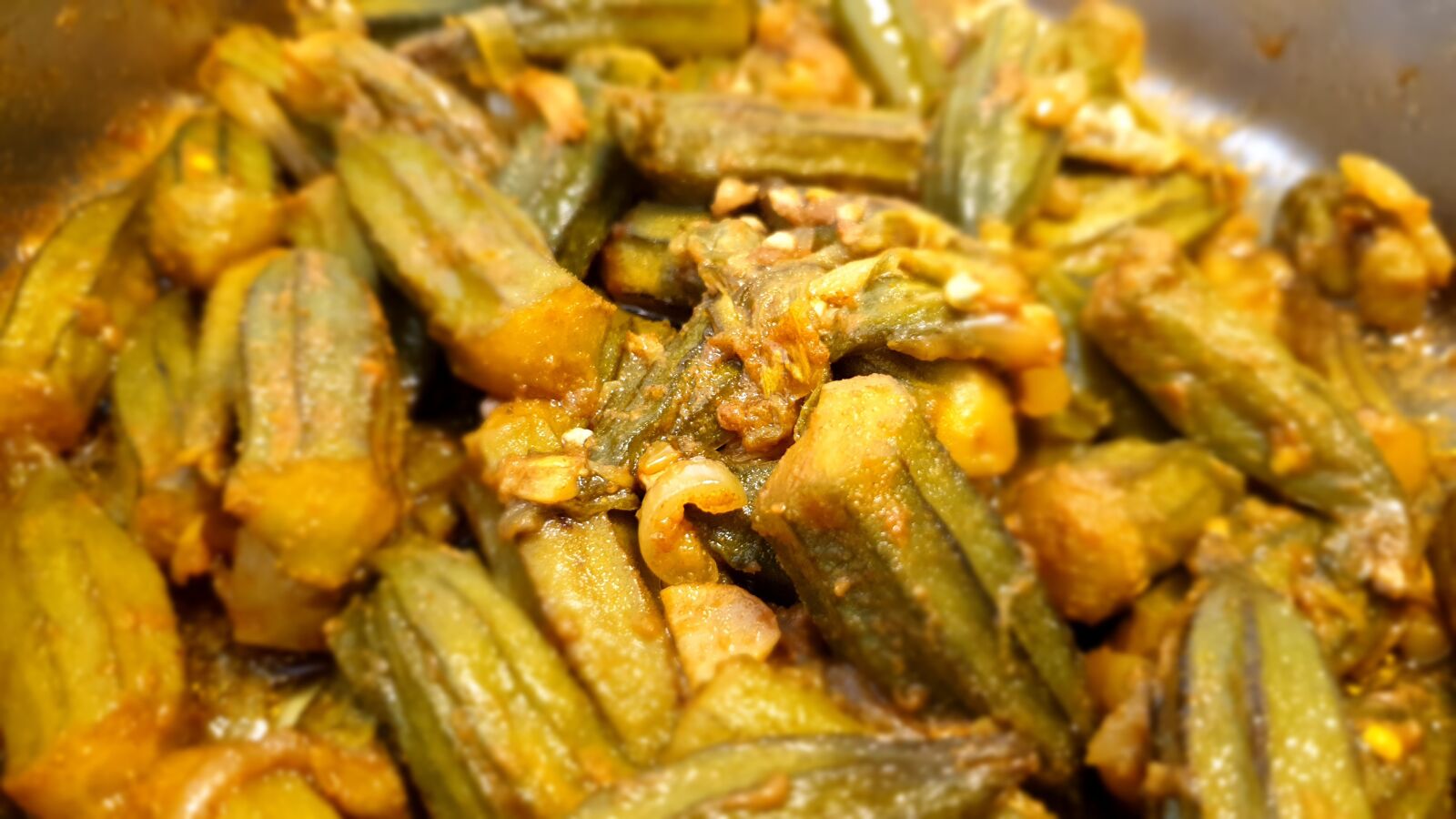 Samsung Galaxy S9 sample photo. Okra fry, okra, lady photography
