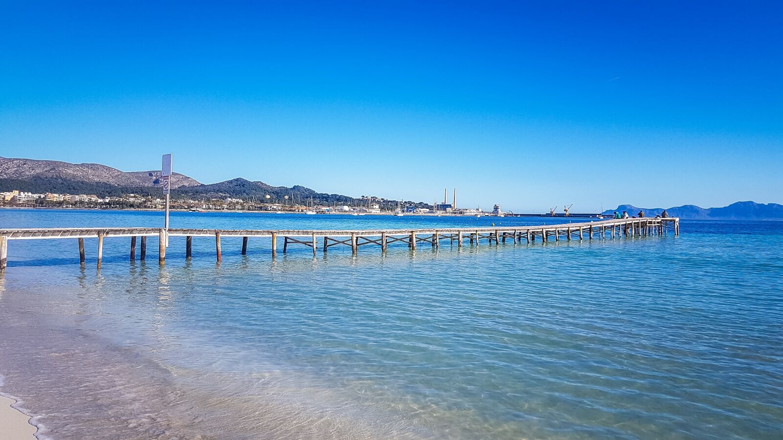 Samsung Galaxy S7 Edge sample photo. Jetty, mallorca, alcudia photography