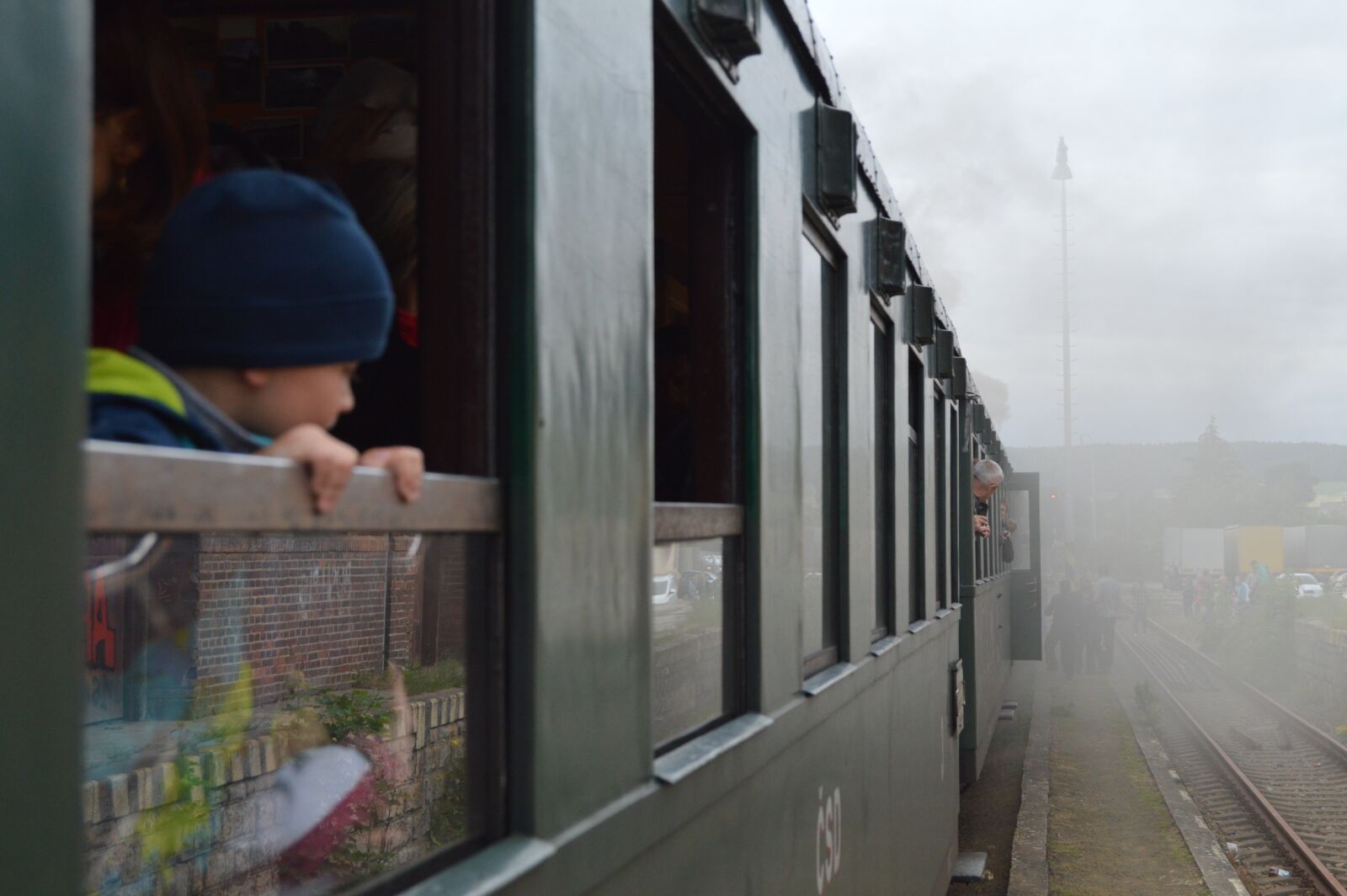 Nikon D3200 sample photo. Steam locomotive, l zn photography