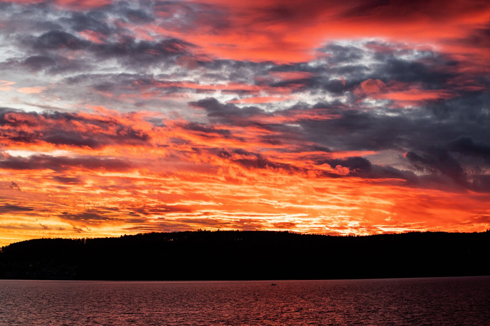 Canon EF 70-300mm F4-5.6 IS USM sample photo. Sunset, sky, sun photography