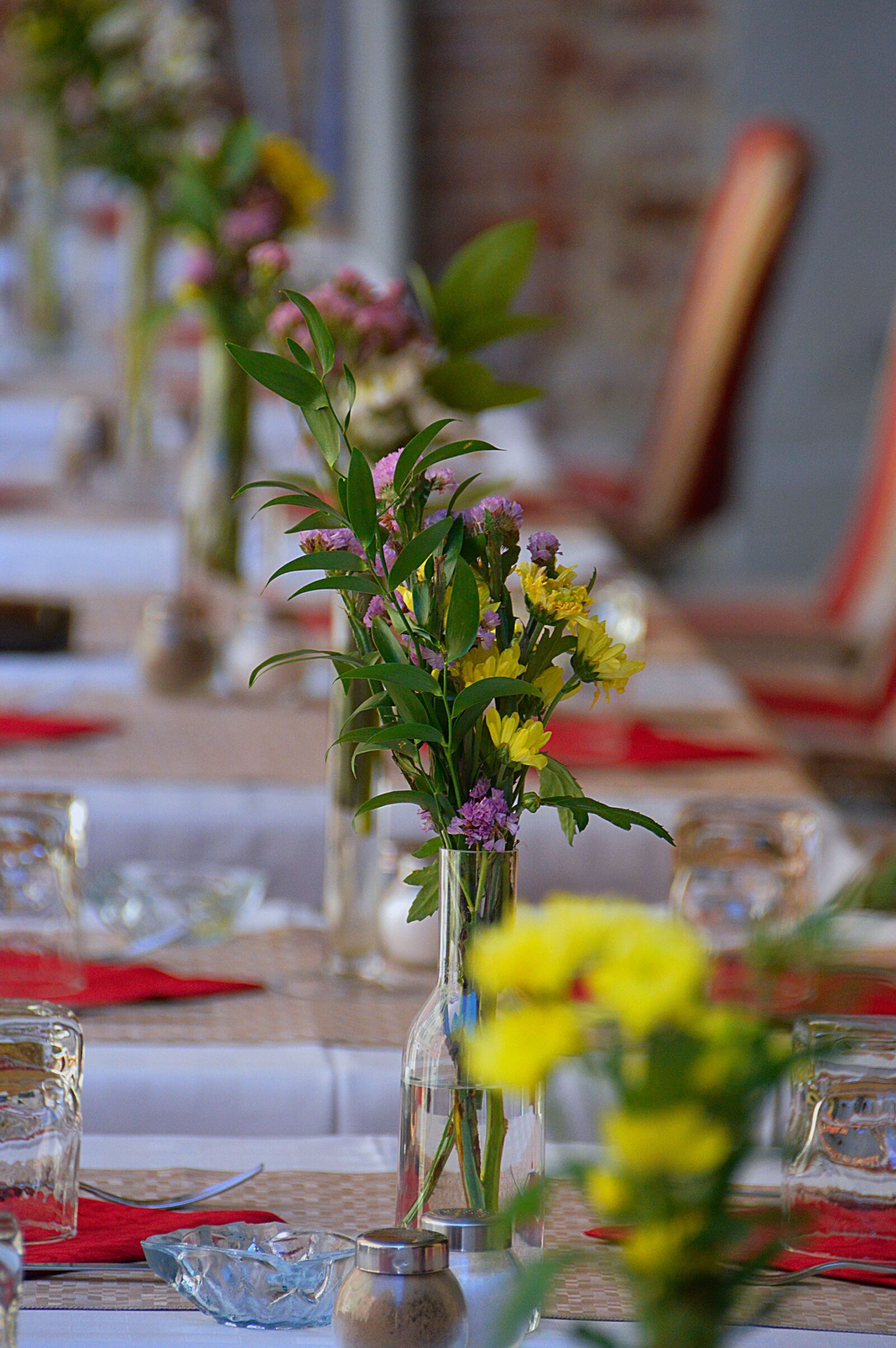 Nikon D3200 sample photo. Restaurant, place setting, serving photography