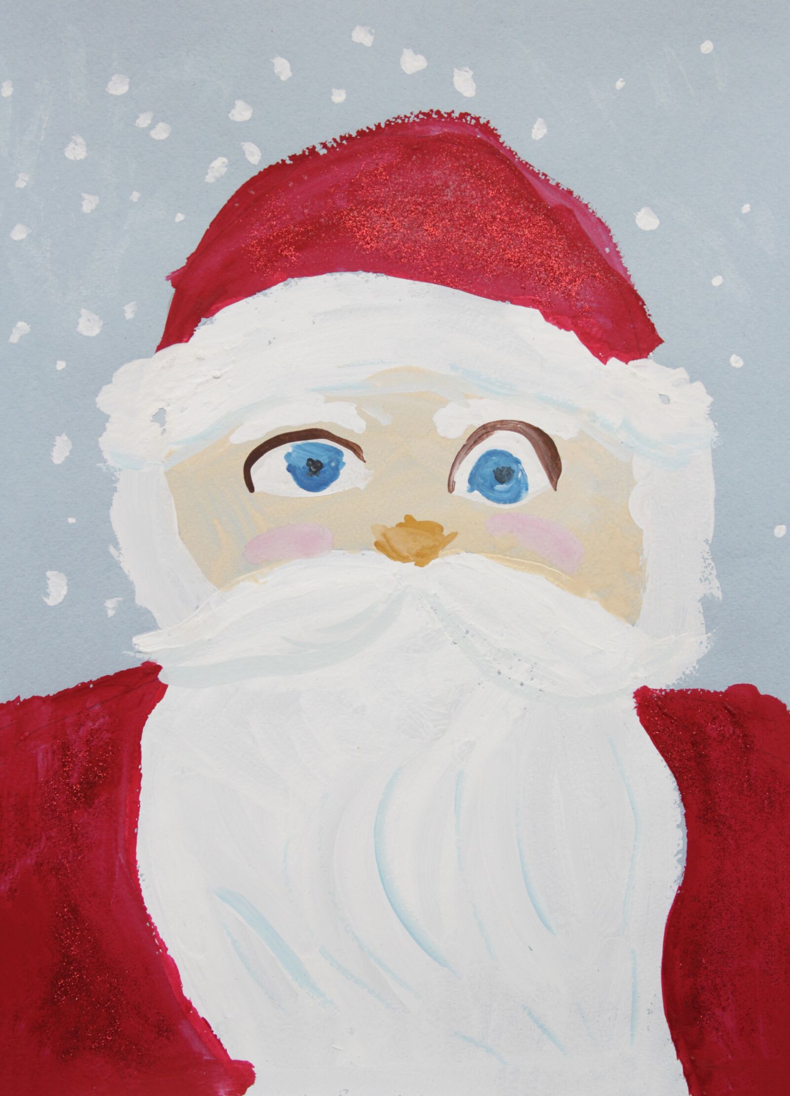 Canon EOS 60D sample photo. A child's drawing, santa photography