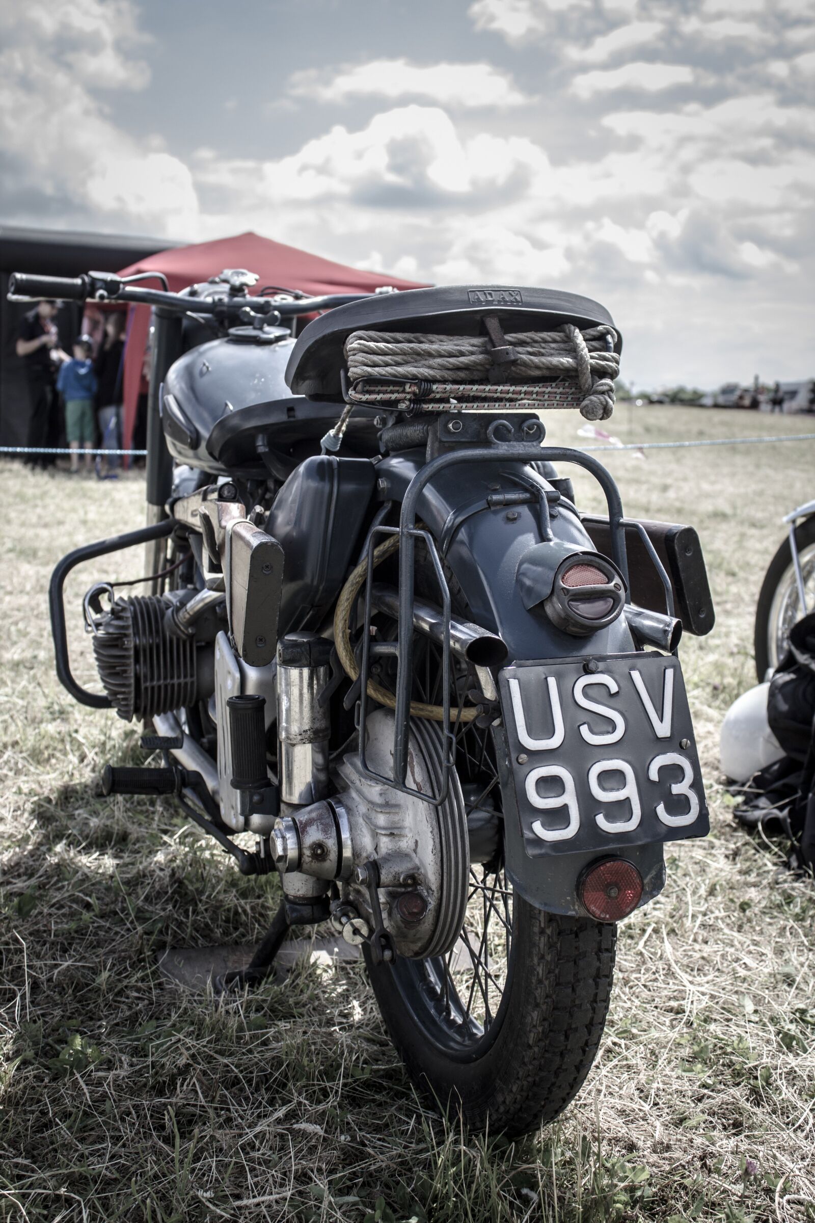 Canon EF-S 18-55mm F3.5-5.6 IS sample photo. Vintage, motorbike, classic photography