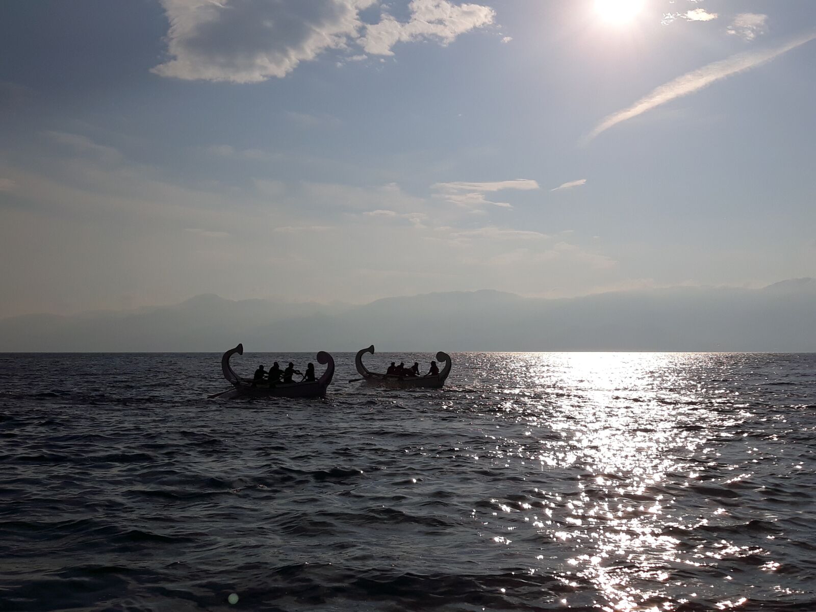 Samsung Galaxy J5 sample photo. Boat, sun, san photography