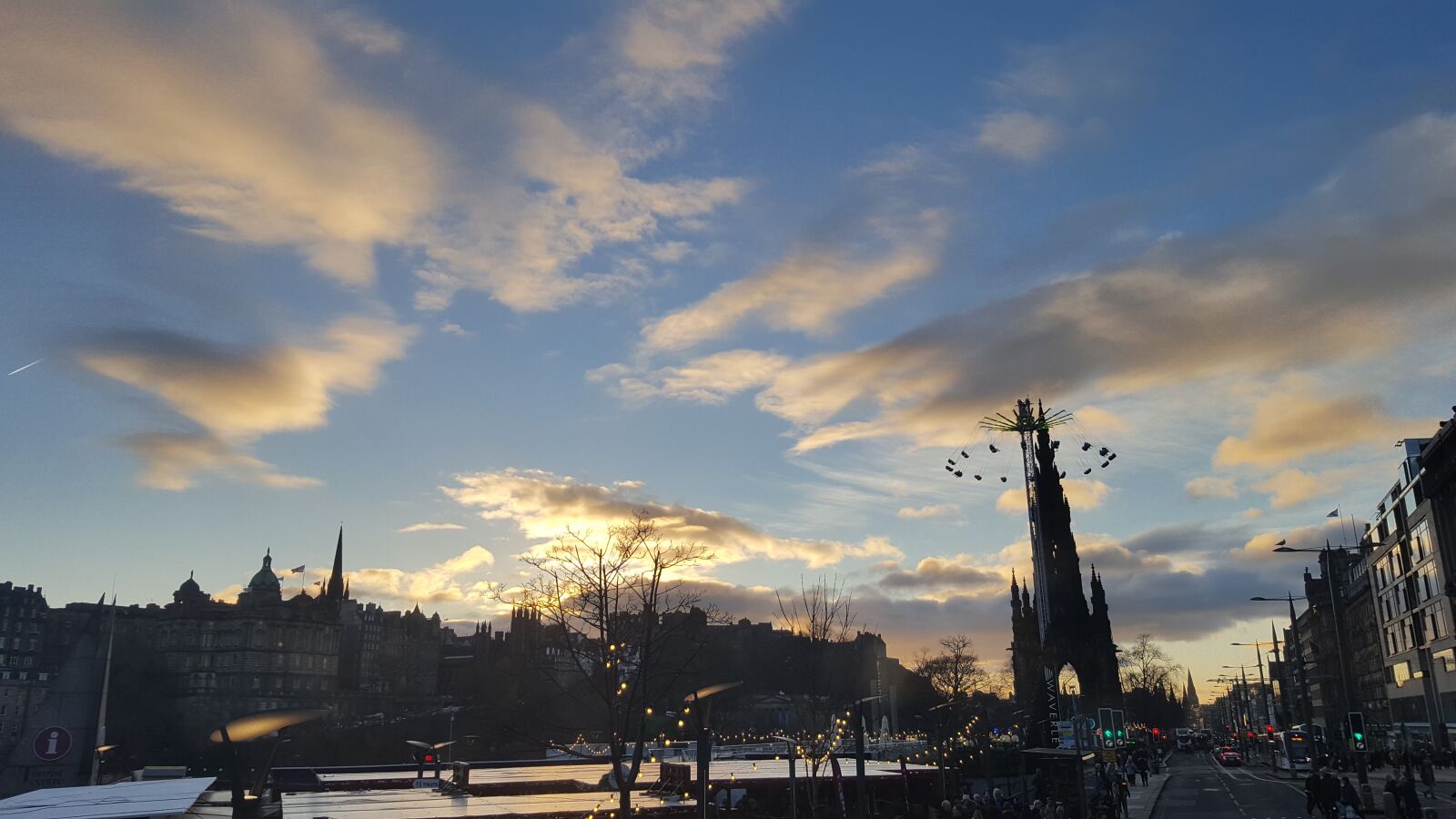 Samsung GALAXY S6 edge sample photo. Edinburgh, princess street, scotland photography