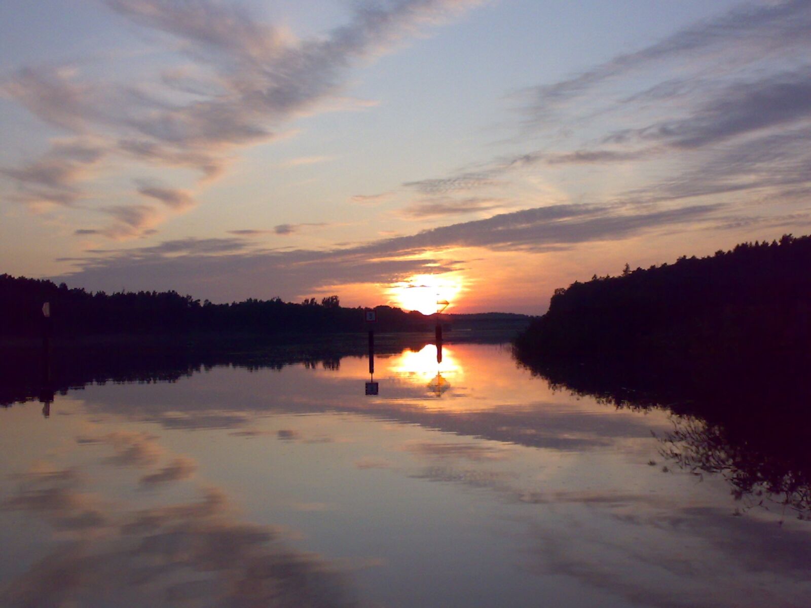 Nokia N73 sample photo. Nature, lake, abendstimmung photography