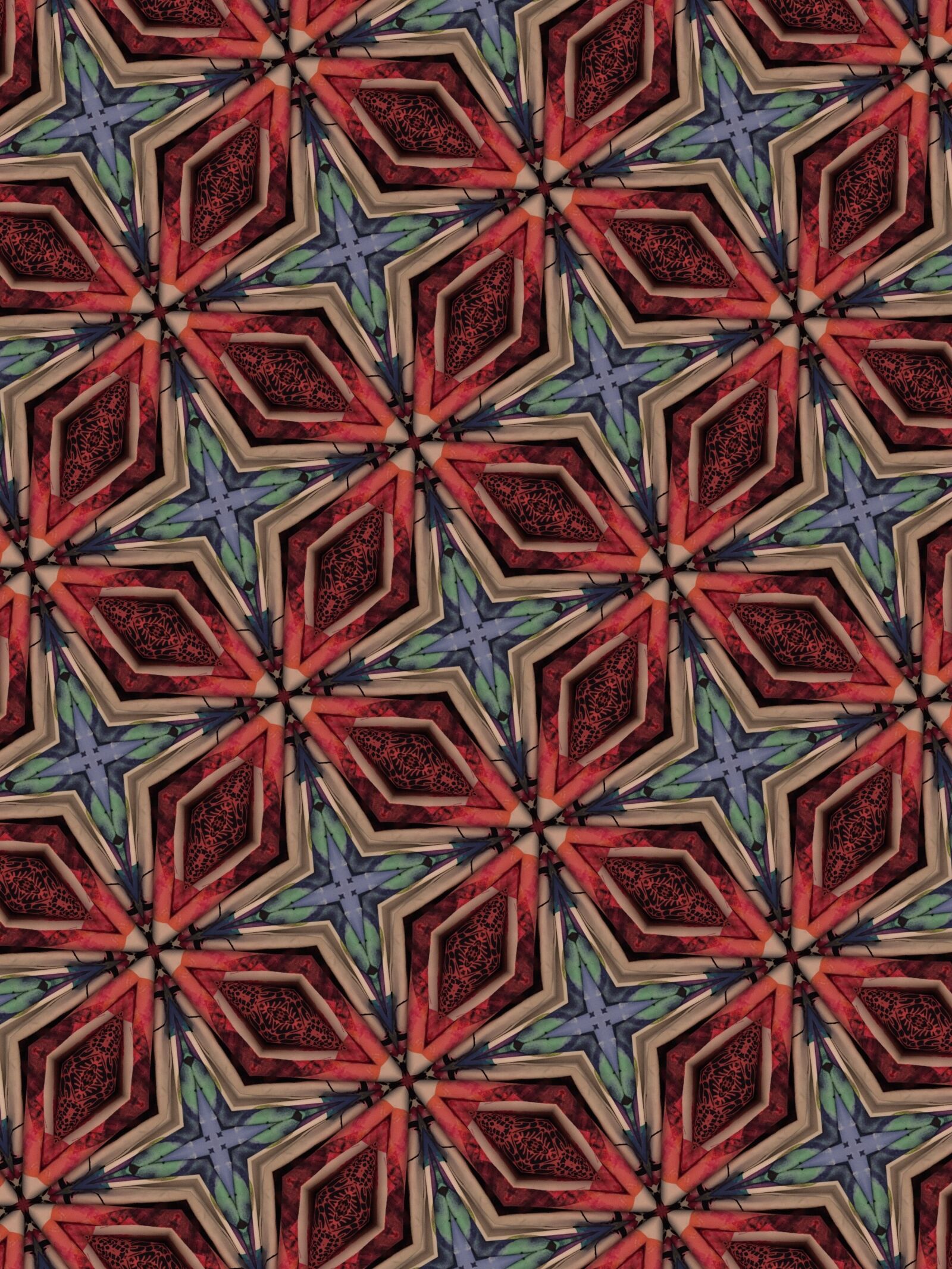 Dapper Owl KaleidaCam sample photo. Pattern, texture, moroccan photography