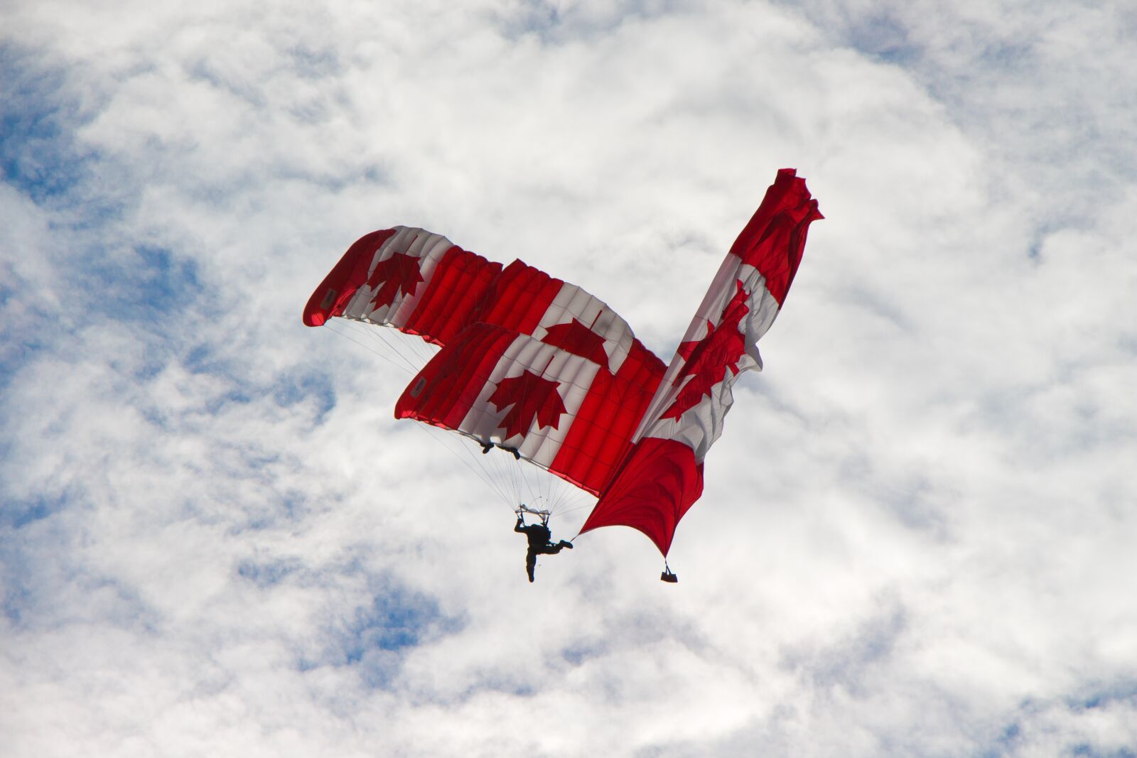 Canon EOS 700D (EOS Rebel T5i / EOS Kiss X7i) sample photo. Skydivers, canadian, team photography