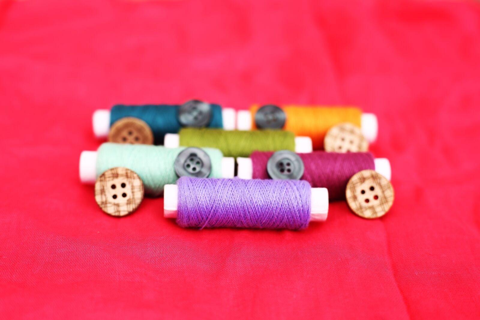 Canon EF 50mm F1.8 STM sample photo. Thread, embroidery, sewing photography