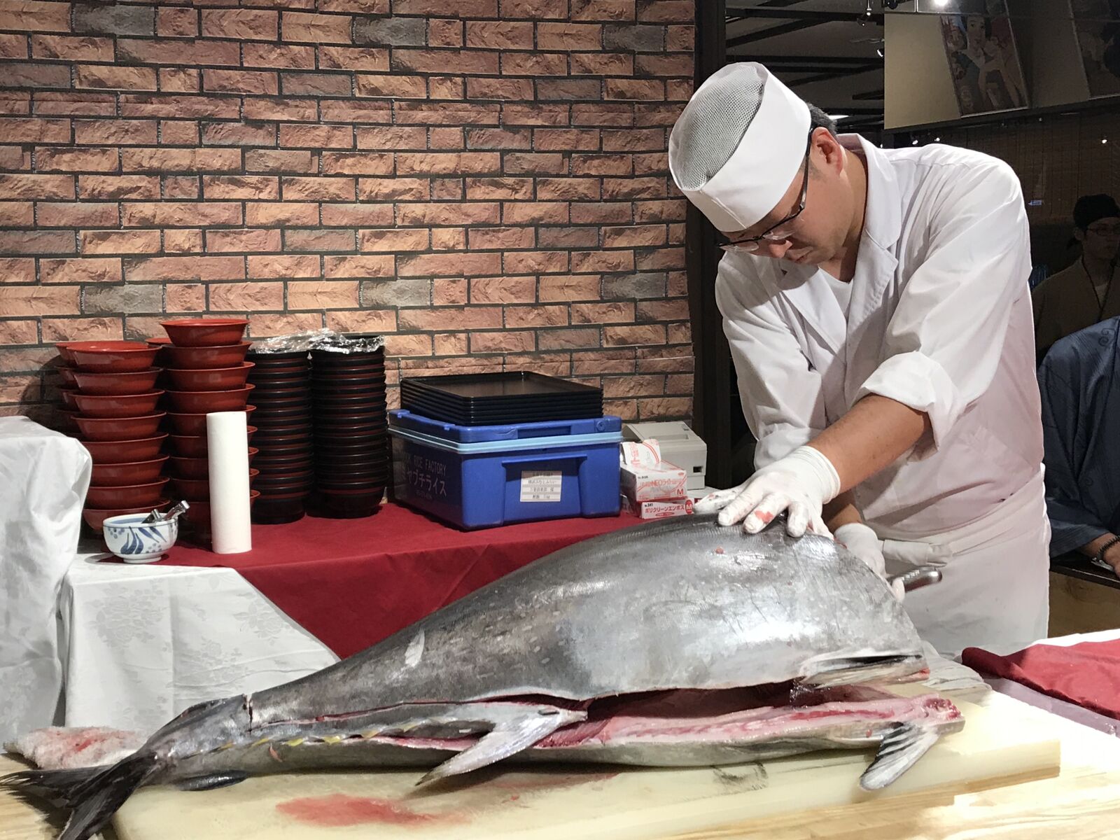 iPhone 7 Plus back dual camera 3.99mm f/1.8 sample photo. Japan, tuna, sashimi photography