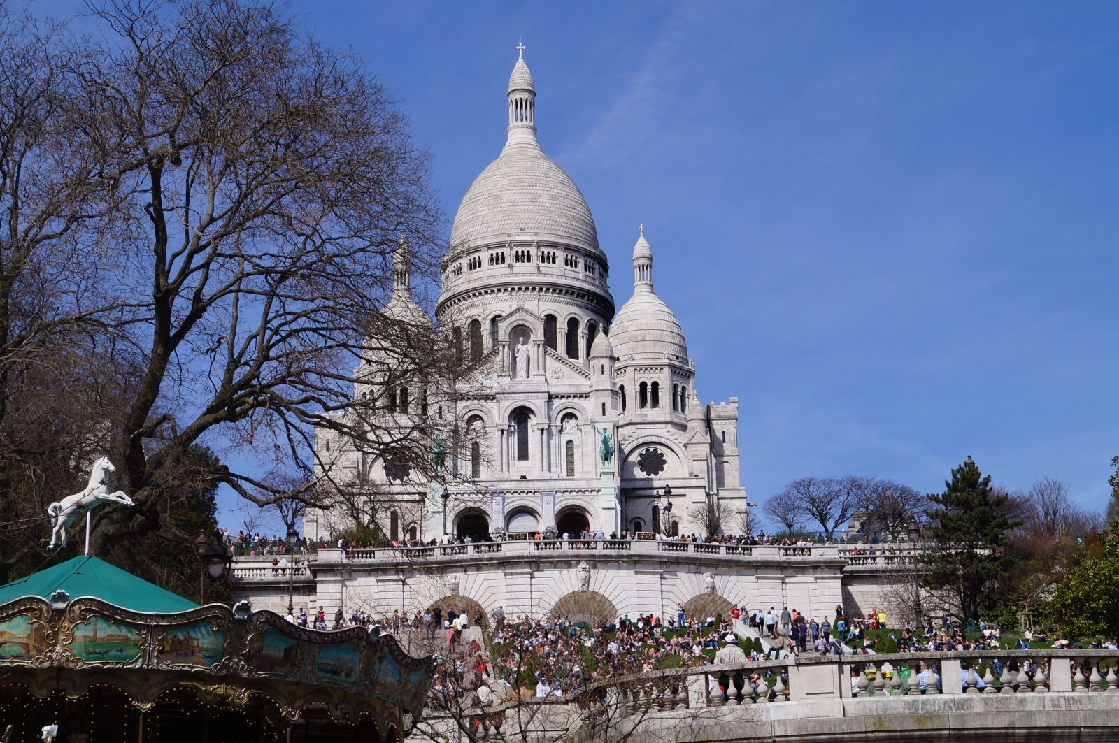 Sony SLT-A37 sample photo. Sacred heart, monument, paris photography