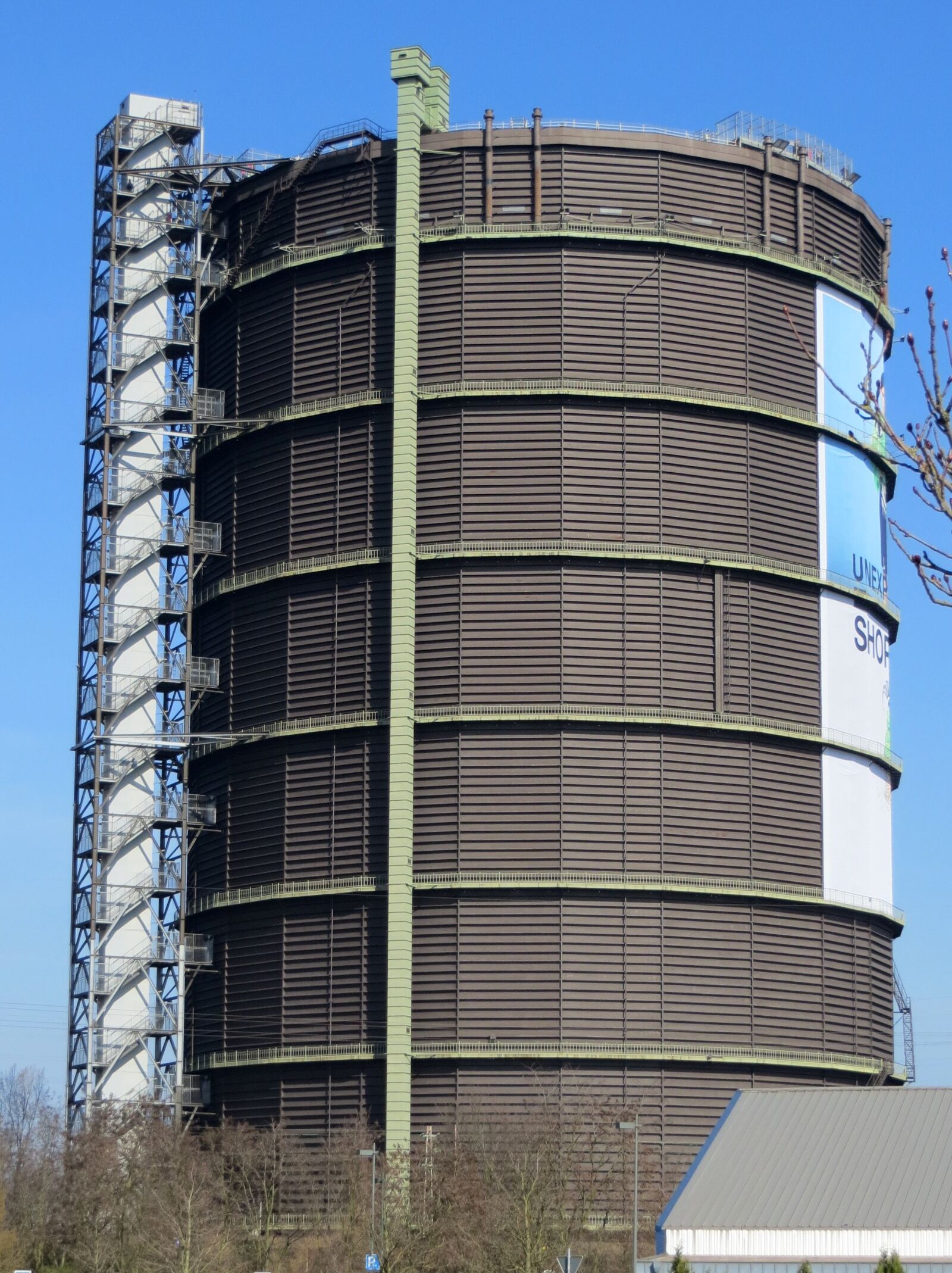 Canon PowerShot SX240 HS sample photo. Lift, gasometer, viewpoint photography