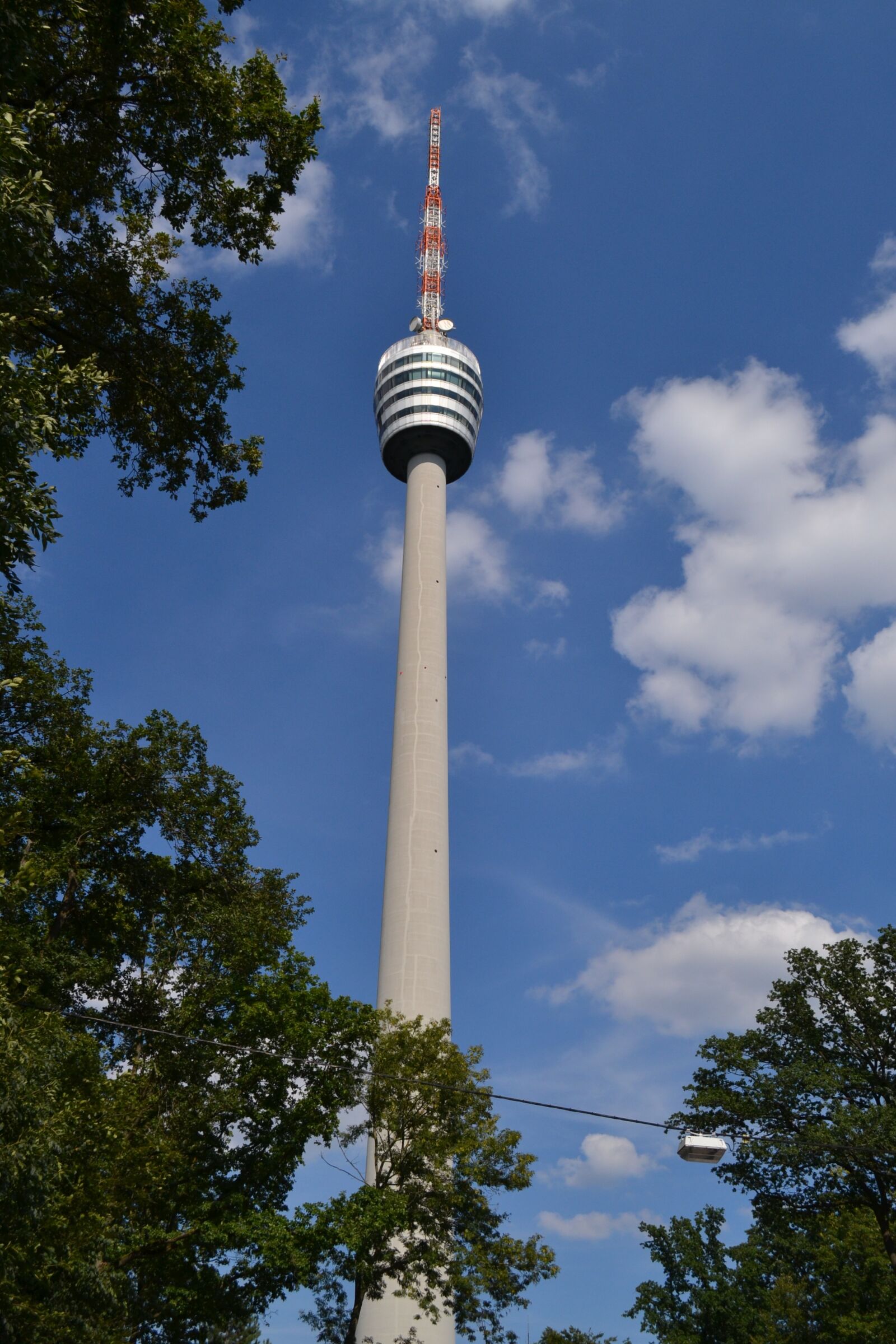 Nikon D3100 sample photo. Stuttgart, tv tower, high photography