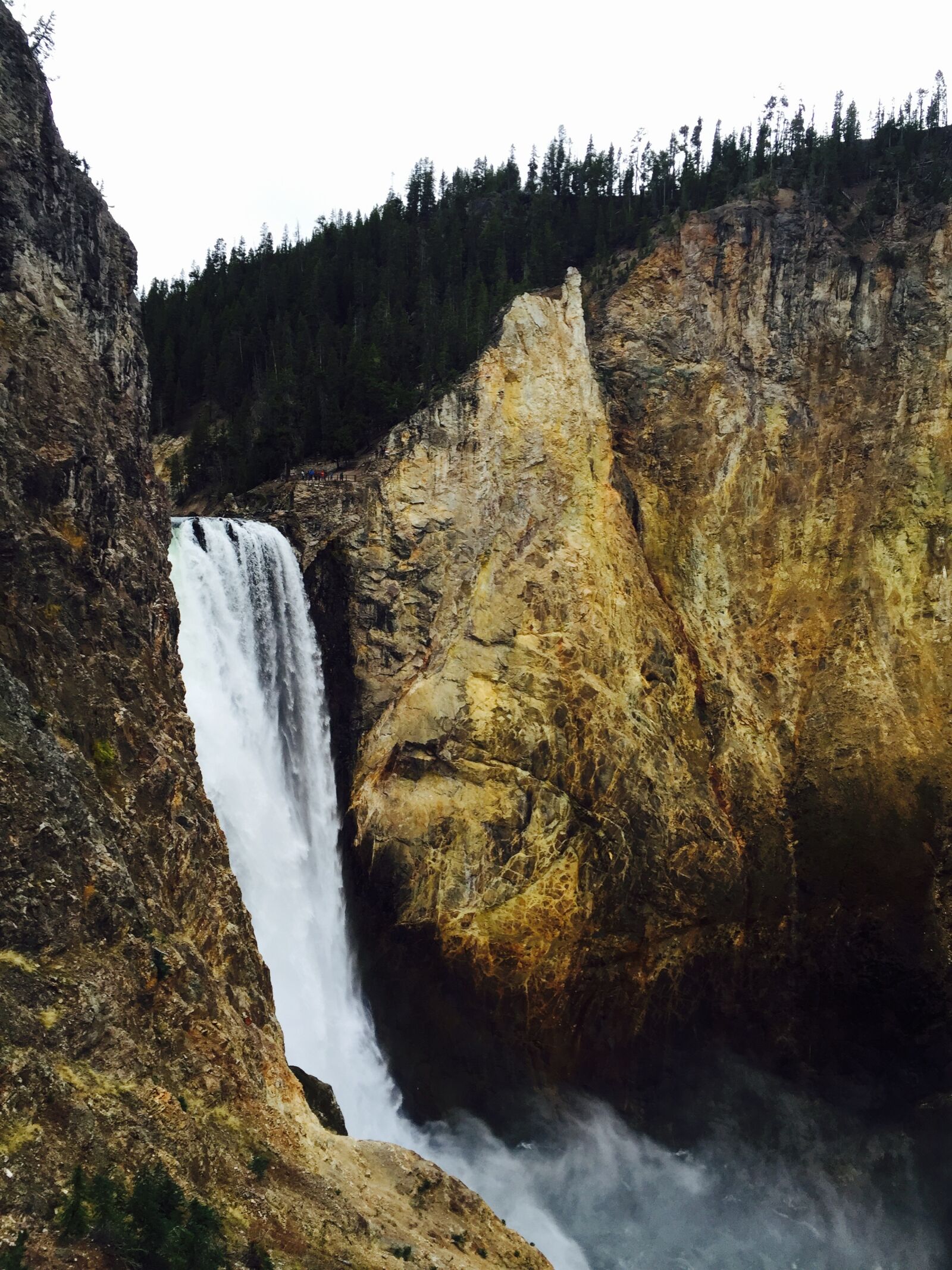 iPhone 6 Plus back camera 4.15mm f/2.2 sample photo. Yellowstone, grand canyon, waterfall photography