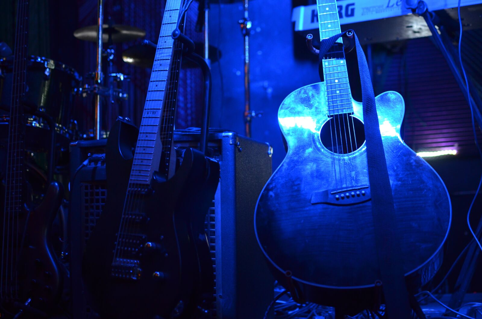 Nikon D5100 sample photo. Guitar, rock, music photography