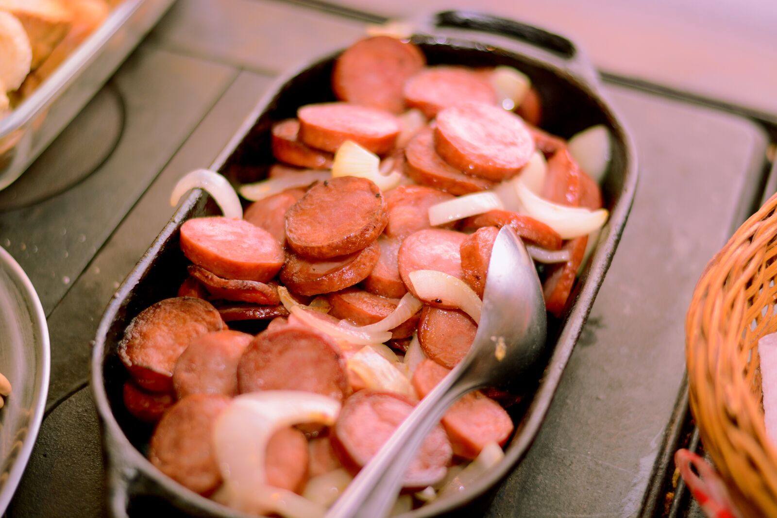 Nikon D7100 sample photo. Pepperoni, fried, onion photography