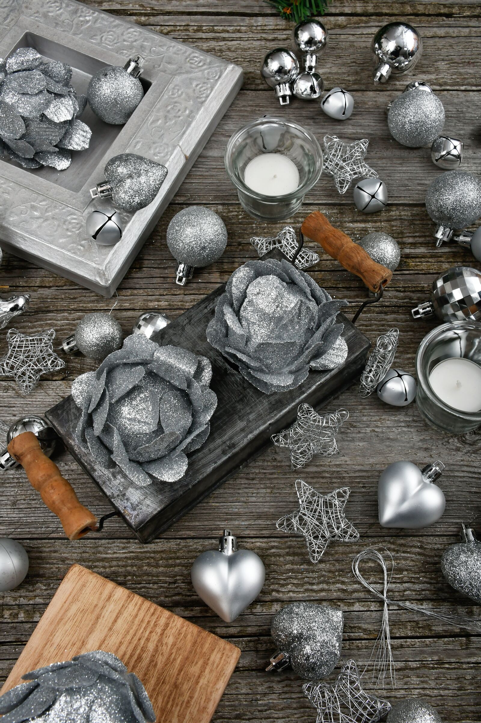 Nikon D3200 sample photo. Christmas, christmas ornament, silver photography