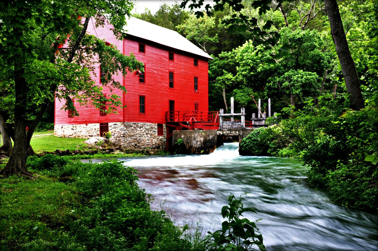 Nikon D5000 sample photo. Gristmill, building, old photography