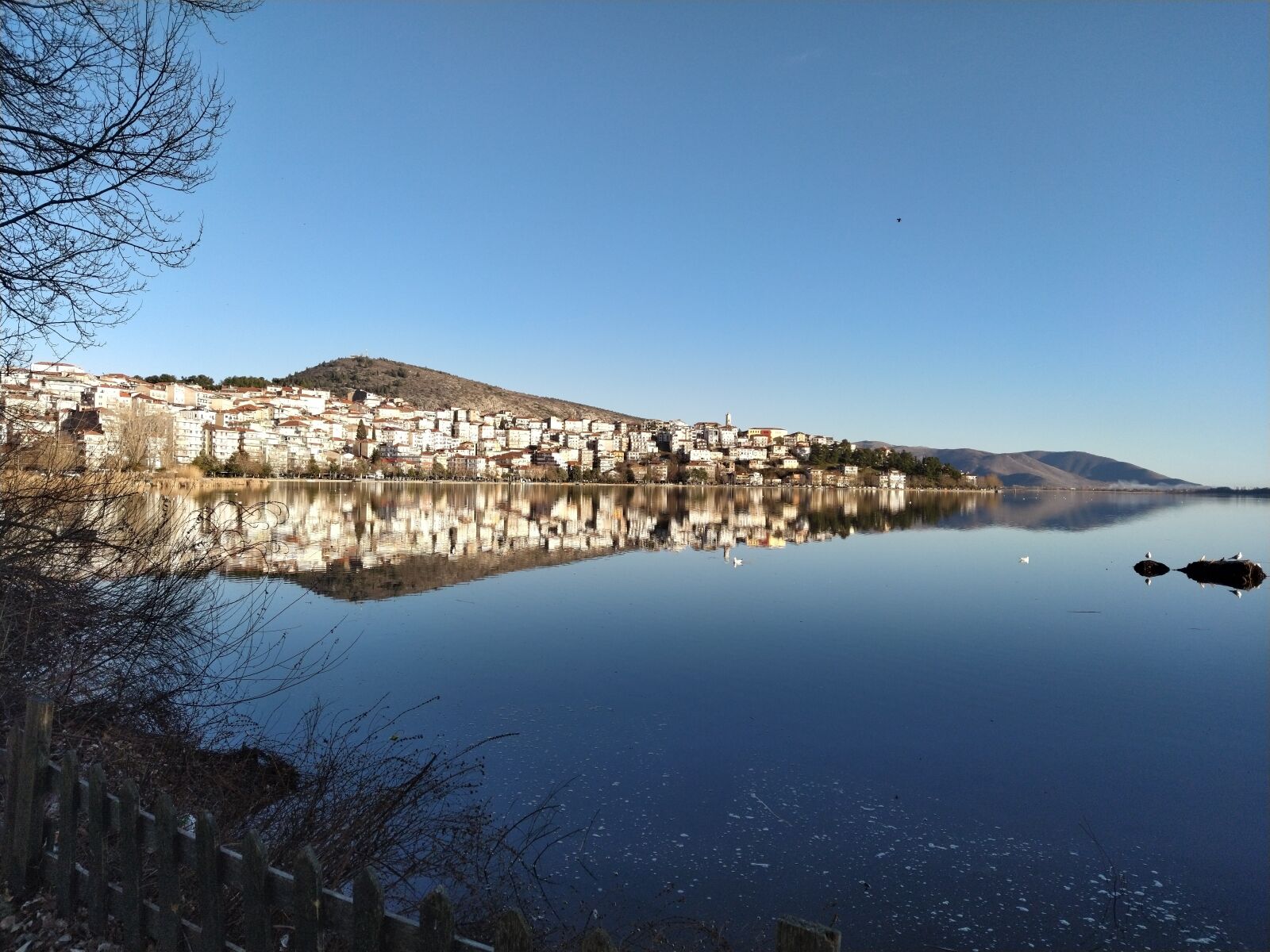 Xiaomi Mi A3 sample photo. Kastoria, landscape, noon photography