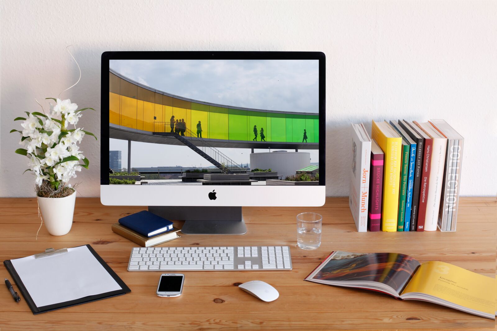 Canon EOS 5D Mark II sample photo. Workplace, imac, desktop photography