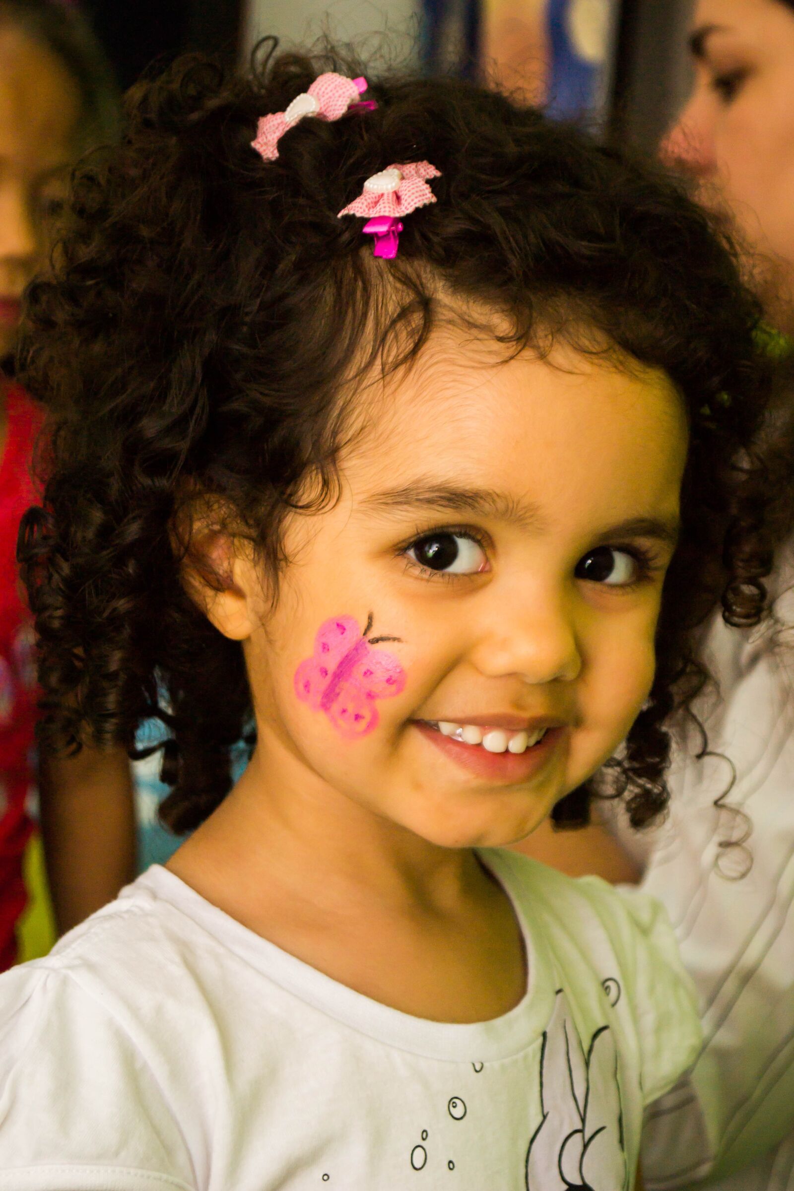 Nikon D3100 sample photo. Children, painting, face photography
