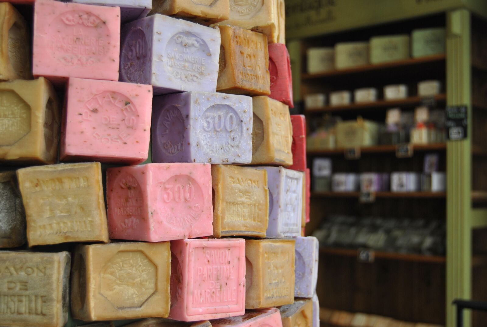 Nikon D3000 sample photo. Marseille, art, soap photography