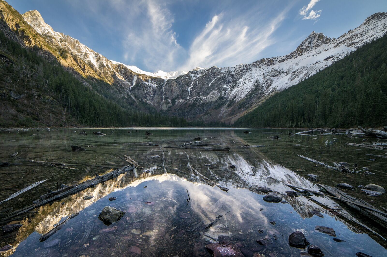 Nikon D800E sample photo. Avalanche lake, landscape, reflection photography