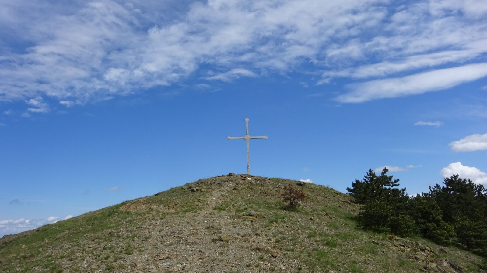 Sony Cyber-shot DSC-WX350 sample photo. Cross, mountain, summit photography