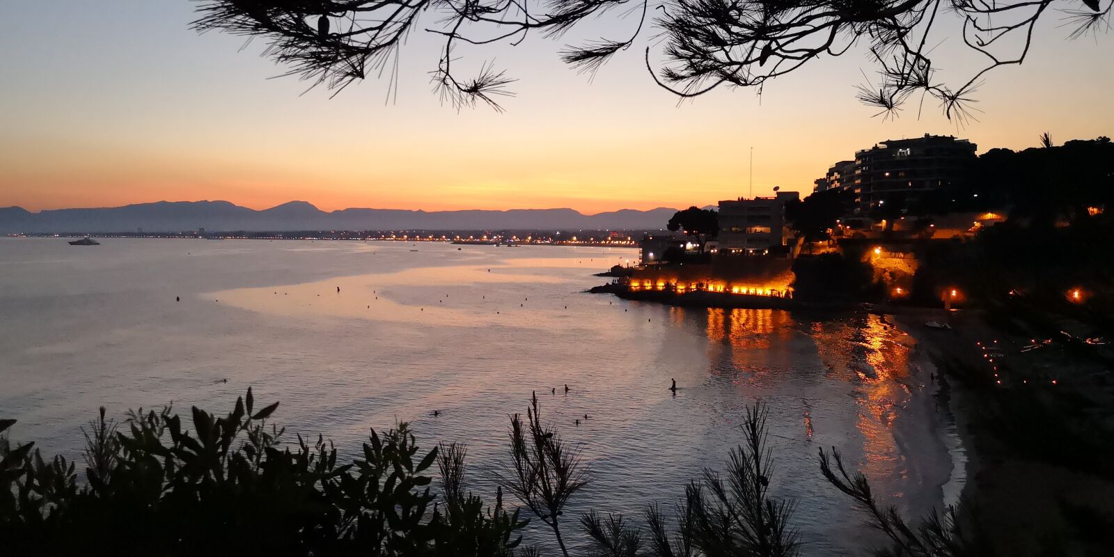 HUAWEI P20 sample photo. Sunset, spain, salou photography