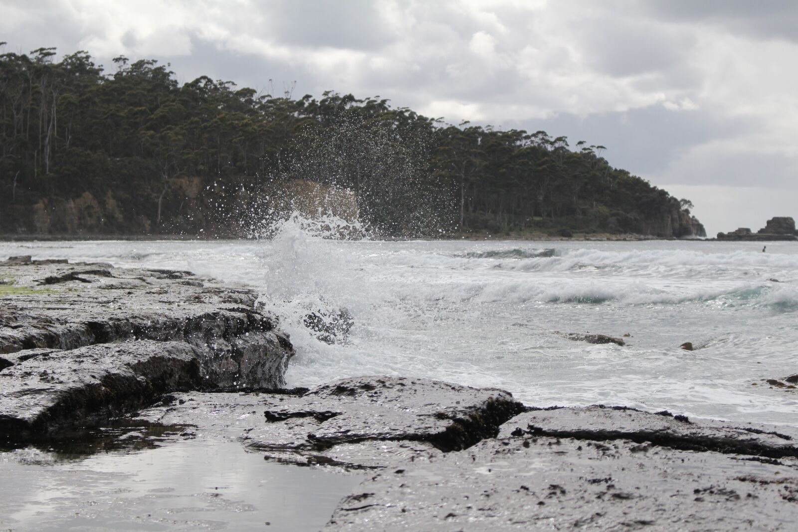 Canon EOS 100D (EOS Rebel SL1 / EOS Kiss X7) sample photo. Pirates bay beach, hobart photography