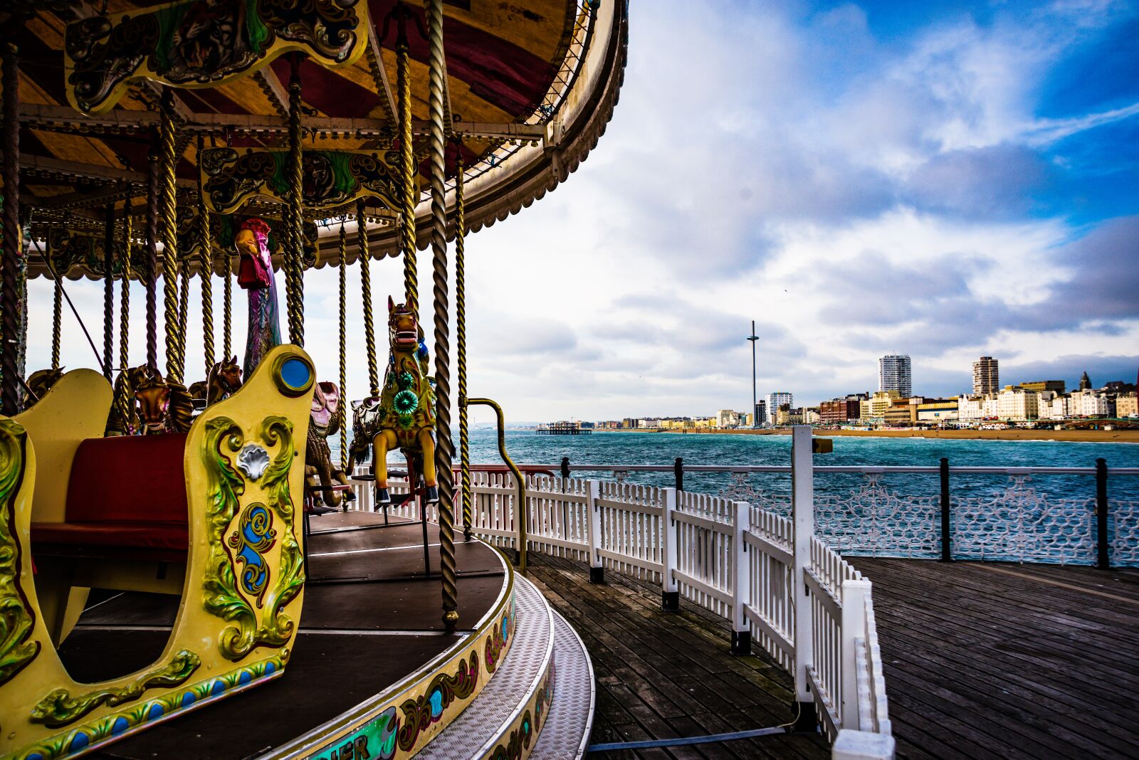 Nikon D610 sample photo. Brighton, pier, seaside photography